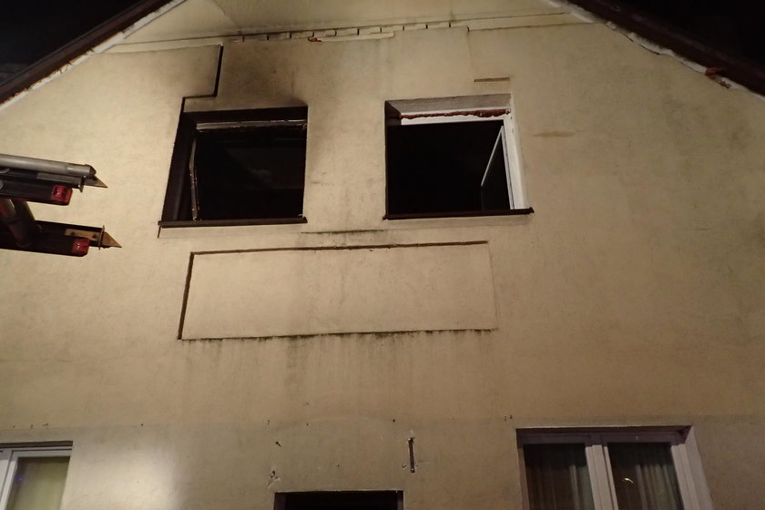 Pożar wybuchł w mieszkaniu na pierwszym piętrze
