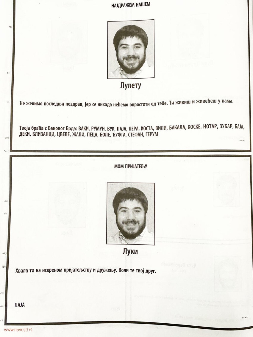 Novine pune čitulja posvećene Perenčeviću