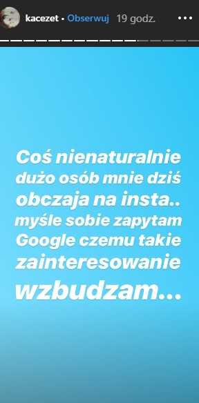 KaCeZet na Instagramie