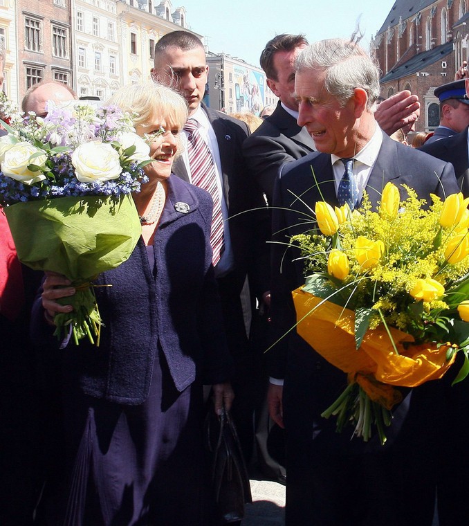 Księżna Camilla i książę Karol (Kraków, 29 kwietnia 2008 r.)