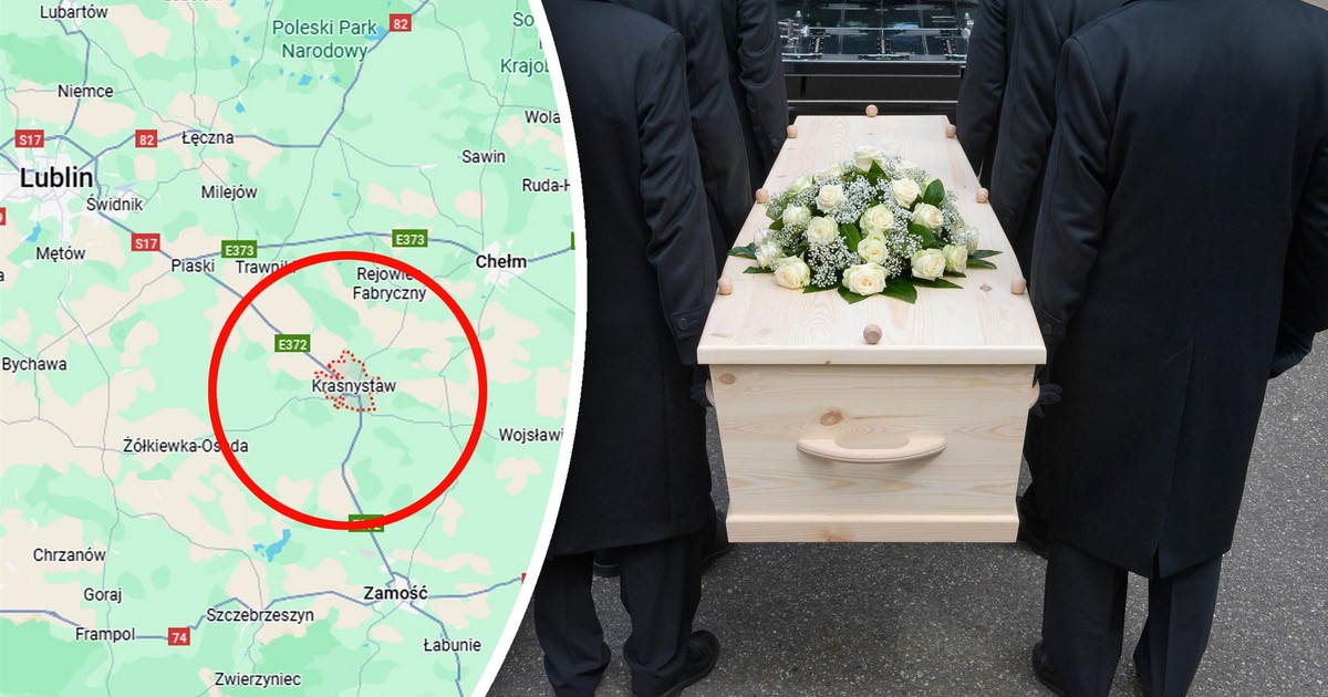 Nie milkną echa szokującego pogrzebu w Krasnymstawie. Dziś zmarły w końcu spoczął w grobie