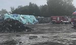 Płoną plastiki na wysypisku w podkrakowskiej Skawinie