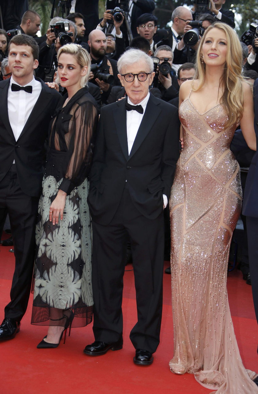 Woody Allen,  Blake Lively i  Kristen Stewart