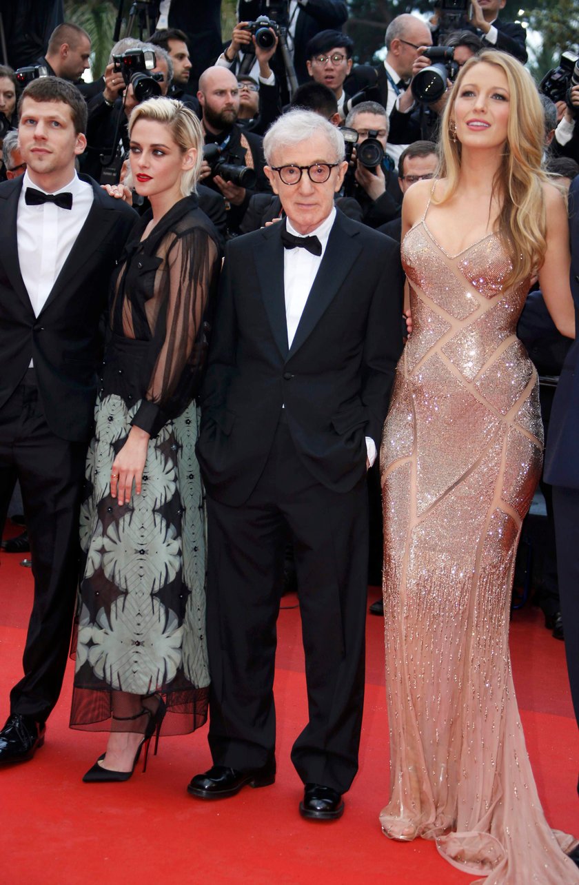 Woody Allen,  Blake Lively i  Kristen Stewart