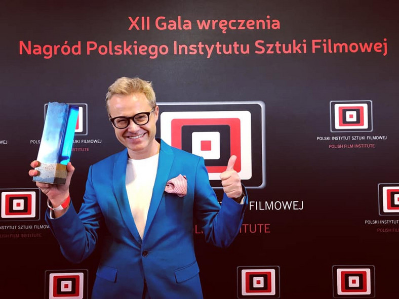 Łukasz Maciejewski na gali PISF 2019