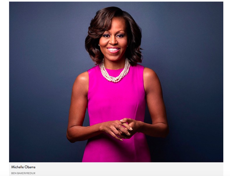 Michelle Obama, fot. screen z people.com