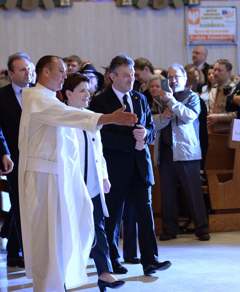 Beata Szydło wzięła udział w mszy w amerykańskiej Częstochowie