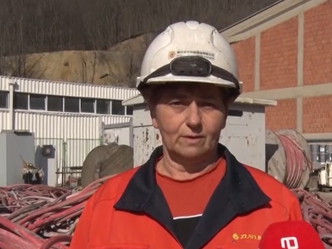 Marica jedina radi kao električar u rudniku u Majdanpeku