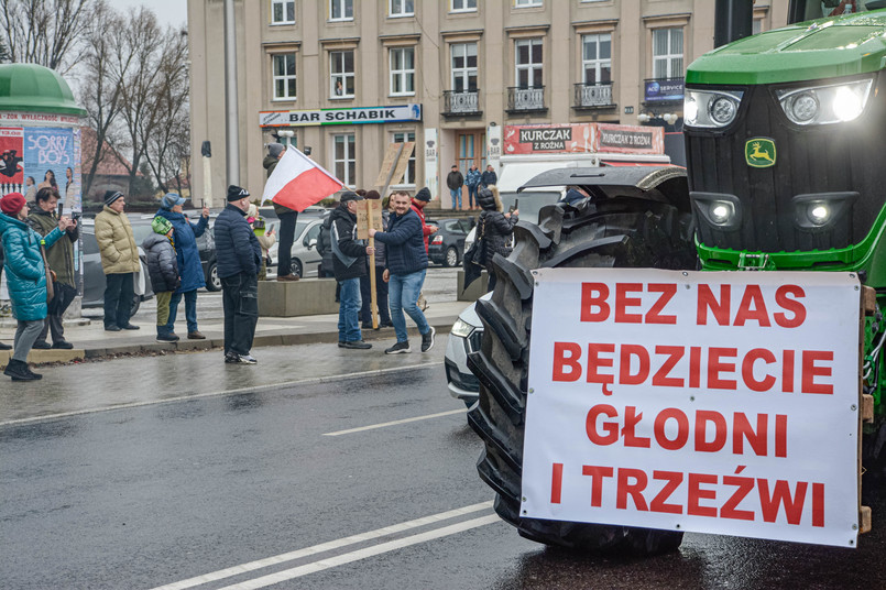 Ogólnopolski protest rolników przeciwko polityce tzw. zielonego ladu w Unii Europejskiejni