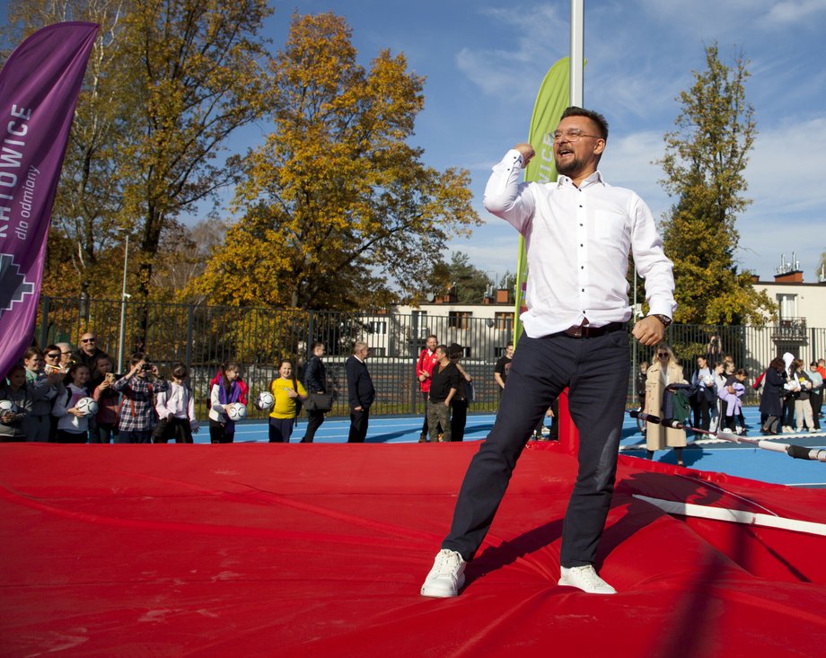 Prezydent drugiego w rankingu miasta, czyli Katowic - Marcin Krupa.