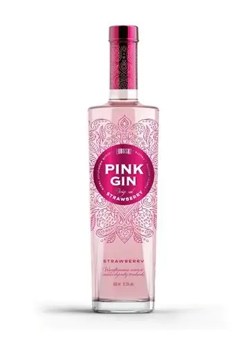 Pink gin