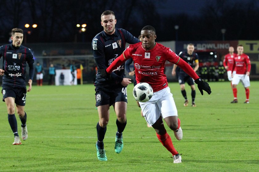 Pilka nozna. Ekstraklasa. Piast Gliwice - Zaglebie Sosnowiec. 23.11.2018