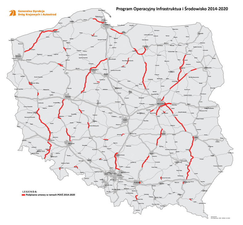 Program budowy dróg krajowych w latach 2014-2023