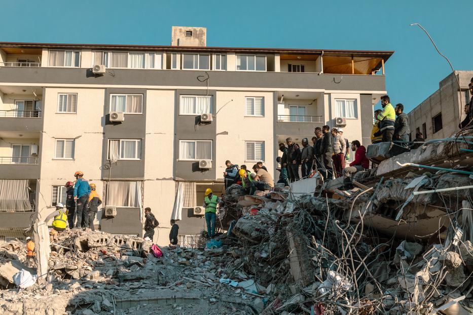 A törökországi Antakyában rengeteg áldozata volt a földrengésnek - fotó: Northfoto