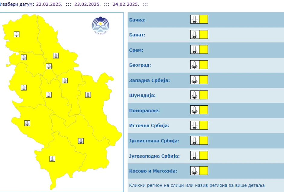 Meteoalarm 23.2.