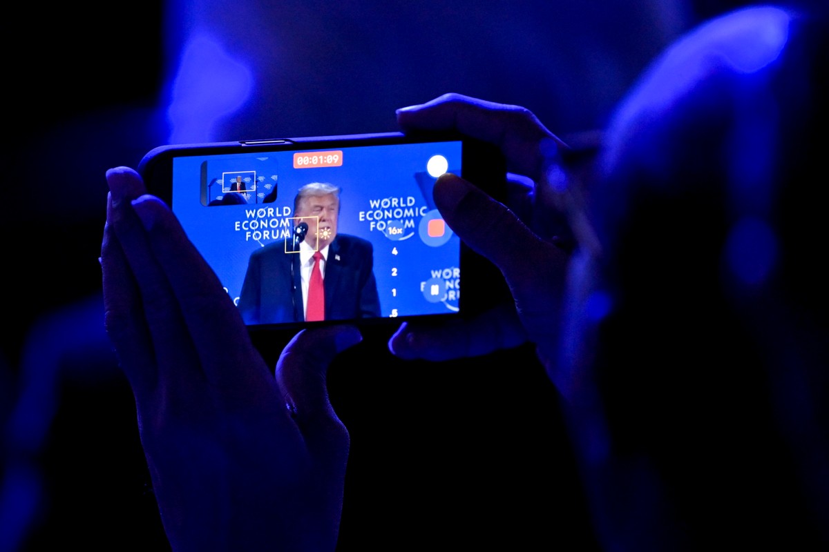 Zwrot na giełdach. Słowa Donalda Trumpa w Davos podziałały na inwestorów