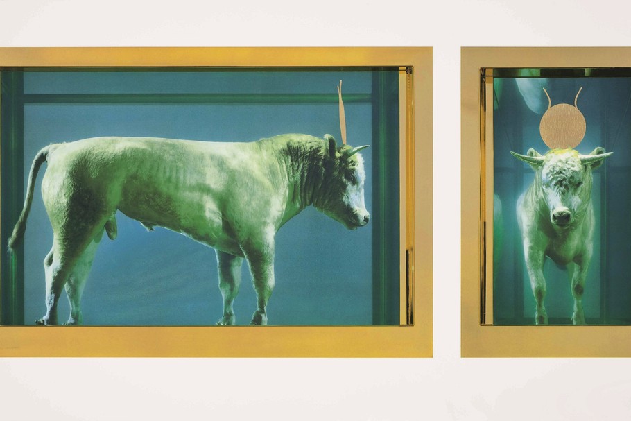 Damien Hirst - "The Golden Calf". Sprzedany za 9 200 000 funtów