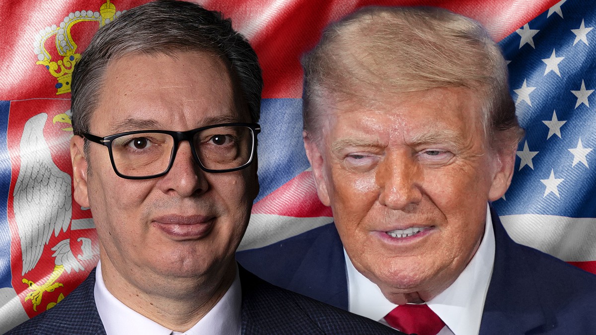 Aleksandar Vučić i Donald Tramp