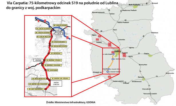 Za trzy lata Via Carpatia połączy Lublin z Rzeszowem. Na Podlasiu nie będzie jej jeszcze długo