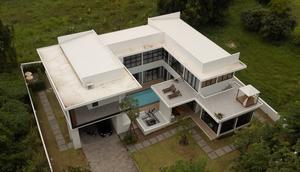 The house as viewed from above.Johnny Ward/onestepforward