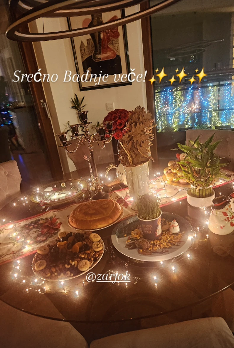 Milica Milša slavi Badnje veče