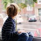 7 year old boy playing tablet