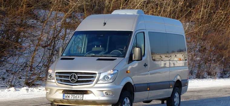 Mercedes Sprinter 319 CDI 4x4 z zawieszeniem terenowym | TEST