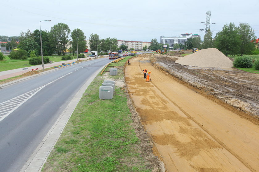 Utrudnienia na Tarchominie przez budowę tramwajów