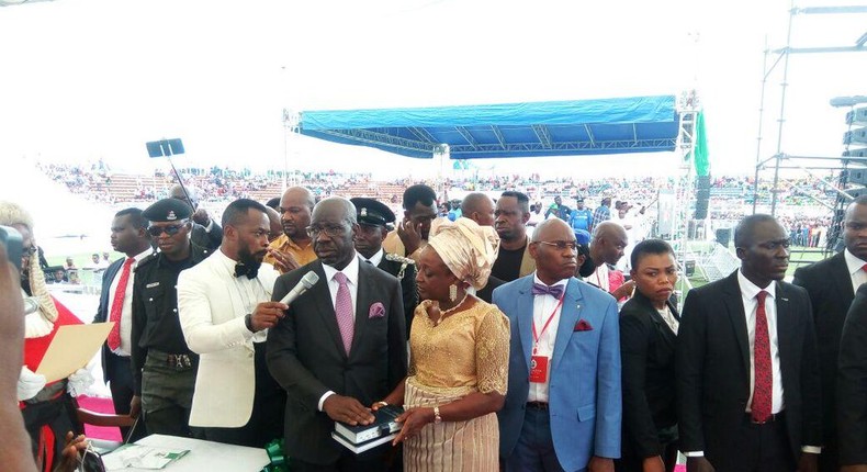 Godwin Obaseki takes oath of office in Edo State