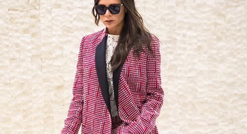 Victoria Beckham is on the best dressed travellers list
