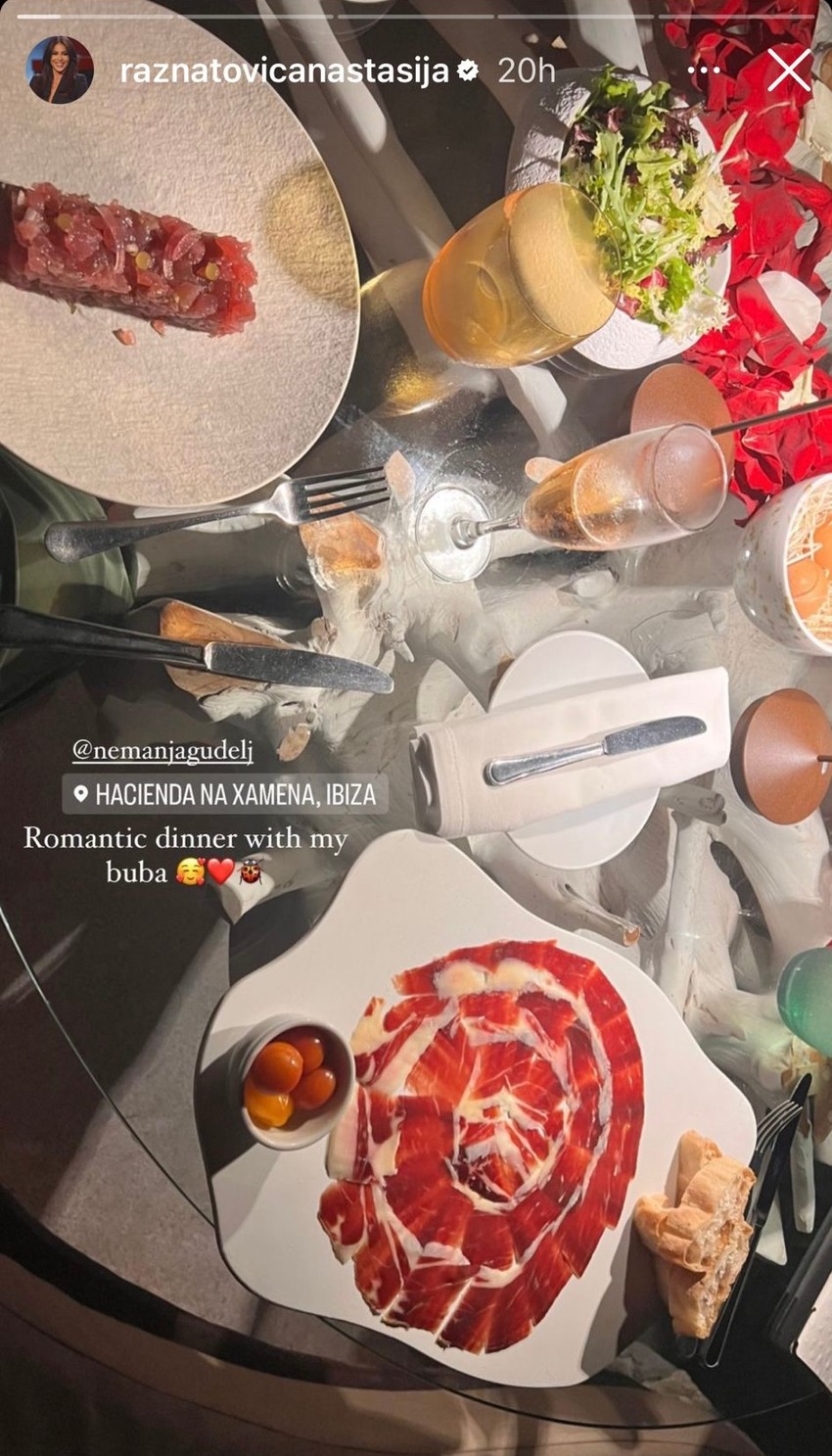 Anastasija Ražnatović i Nemanja Gudelj - veridba