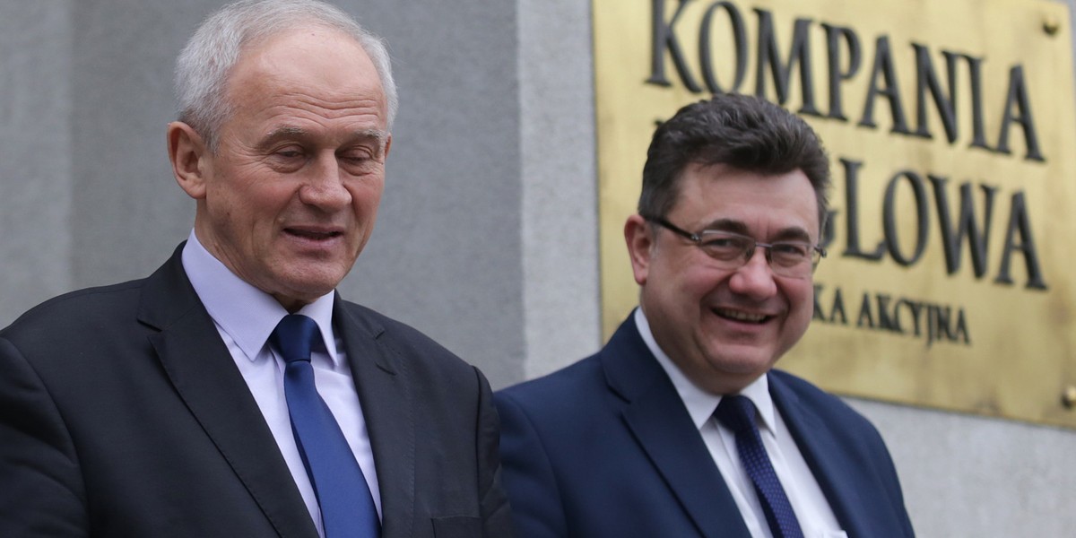 Od lewej: były minister energii Krzysztof Tchórzewski i były wiceminister energii Grzegorz Tobiszowski. Według tego drugiego, budowa bloku 1000 MW w Ostrołęce nie dojdzie do skutku po wycofaniu się PGE