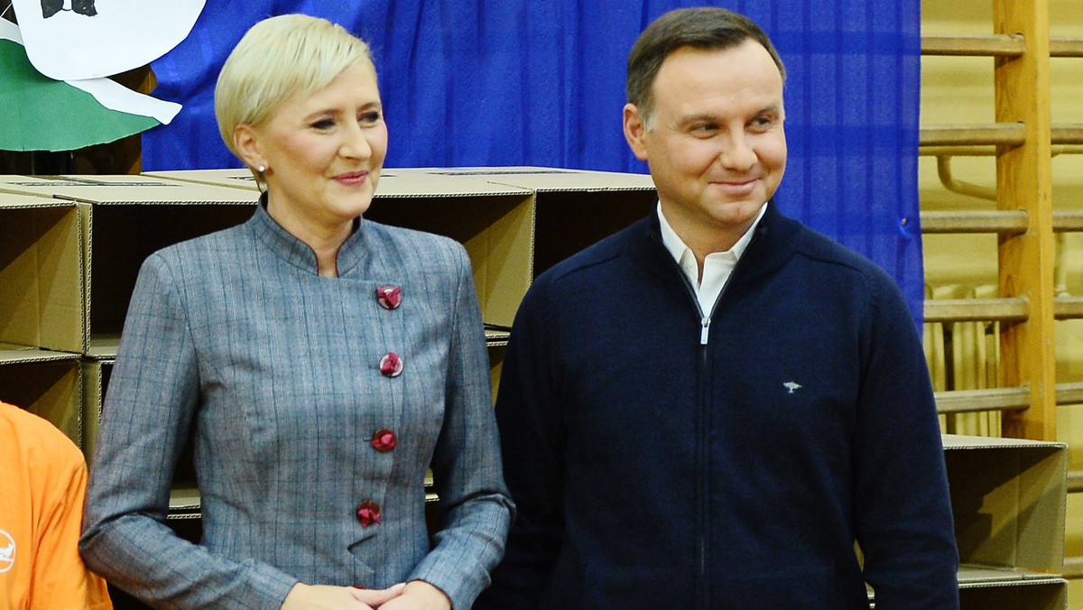 Agata Duda i Andrzej Duda wspierają Banki Żywności