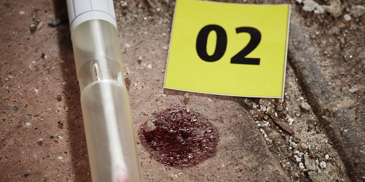Scientists have always had to collect blood at the crime scene and transport it back to the lab for testing.