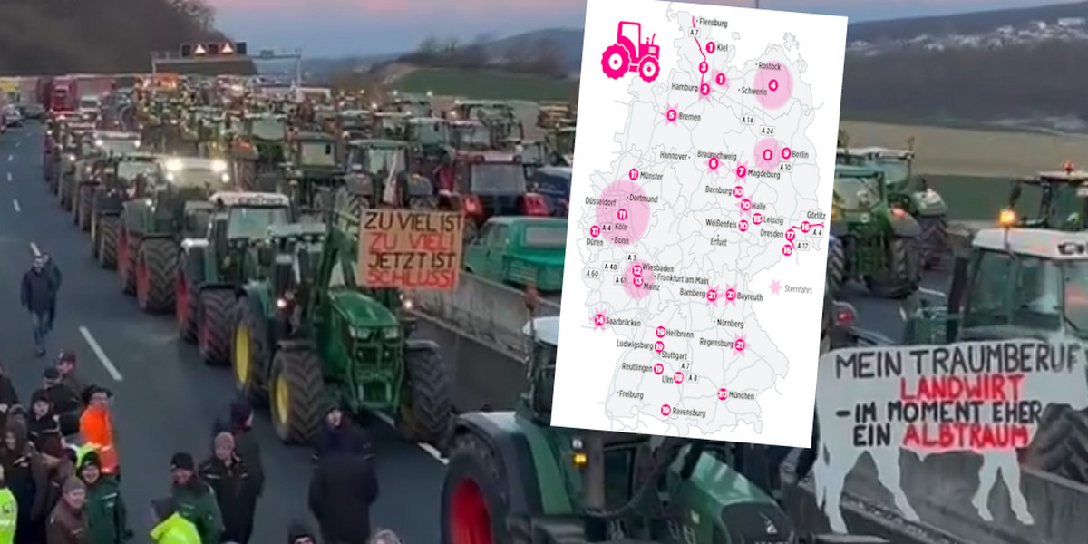 Blokada najbardziej ruchliwej w Niemczech autostrady A2