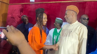 Chimamanda Adichie and Datti Baba-Ahmed [Twitter]