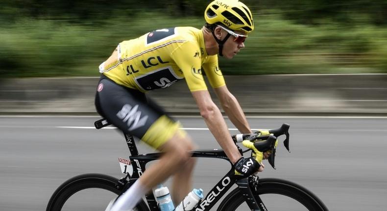 Great Britain's Chris Froome has accumulated 50 days in the Tour de France's yellow leader jersey, starting with his eighth stage win in the 2013 Tour