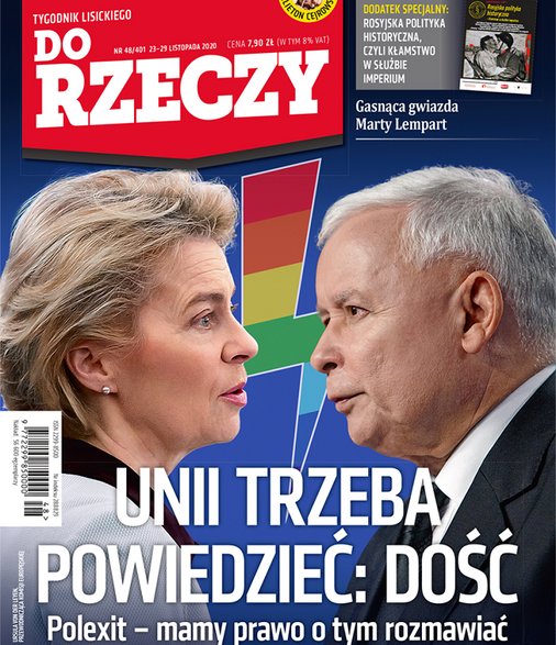 Okładka tygodnika "Do Rzeczy" z 23 listopada