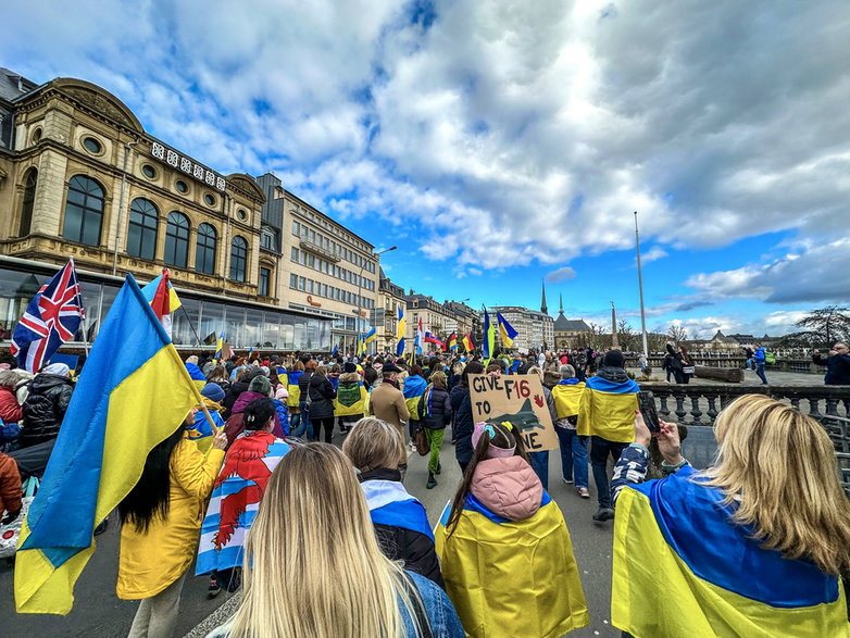 Marsz solidarności z Ukrainą