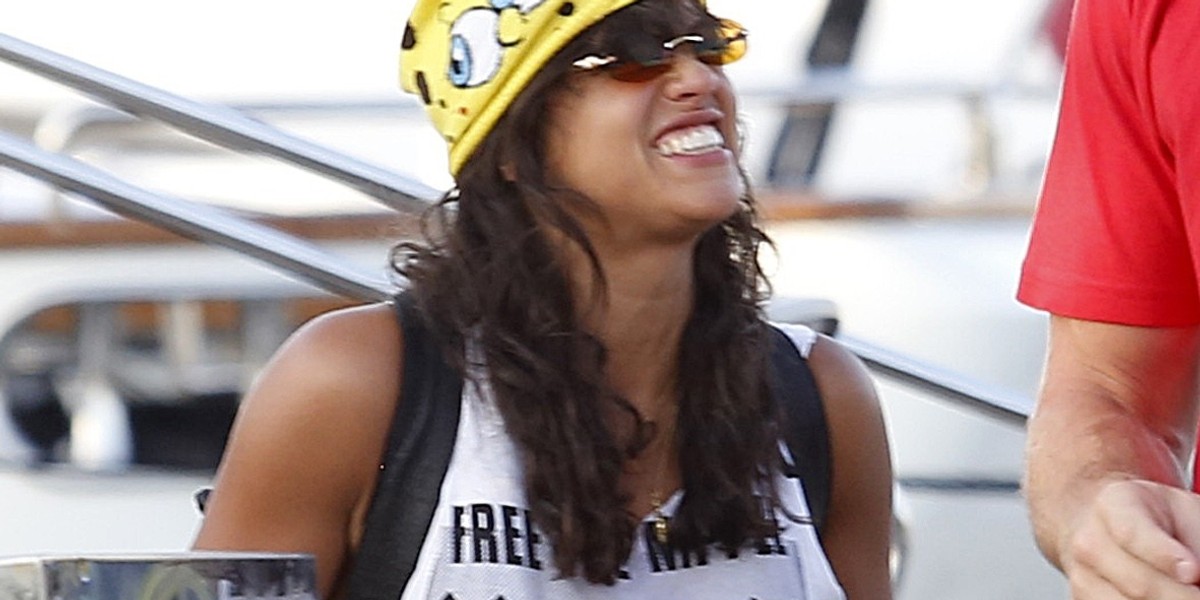 Michelle Rodriguez w prowokacyjnym T-shircie