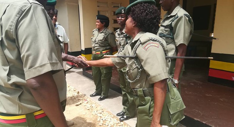 Prisons officers during a past event