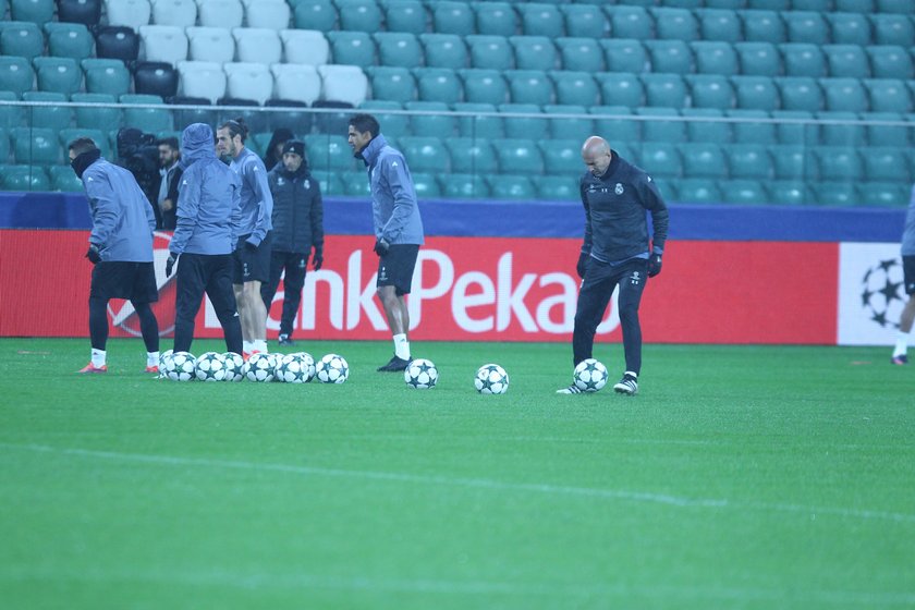 Real Madryt trenuje na stadionie Legii