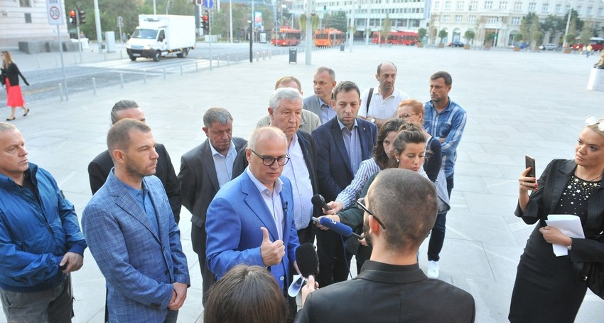 Goran Vesić na Trgu republike