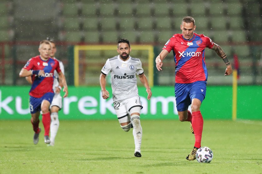 Pilka nozna. PKO Ekstraklasa. Rakow Czestochowa - Legia Warszawa. 22.08.2020