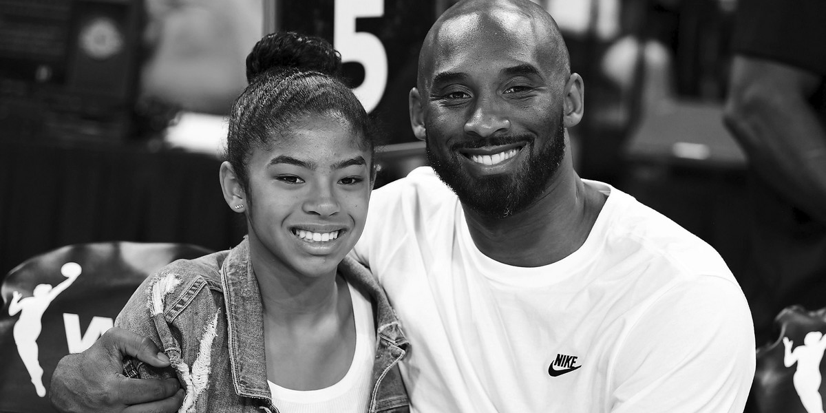 Kobe Bryant z córką Gianną