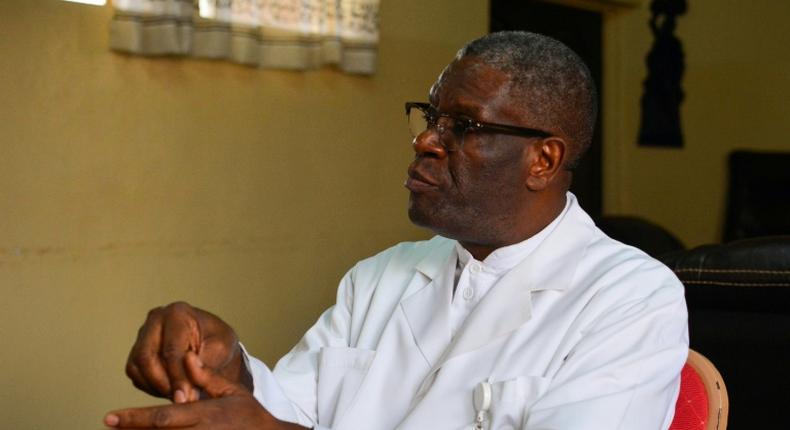 Congolese gynaecologist Denis Mukwege shared the Nobel Peace Prize in 2018 for his work against sexual violence in war