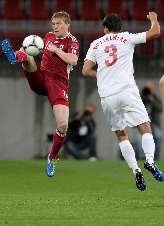 PIŁKA NOŻNA PRZYGOTOWANIA DO EURO 2012 POLSKA ŁOTWA