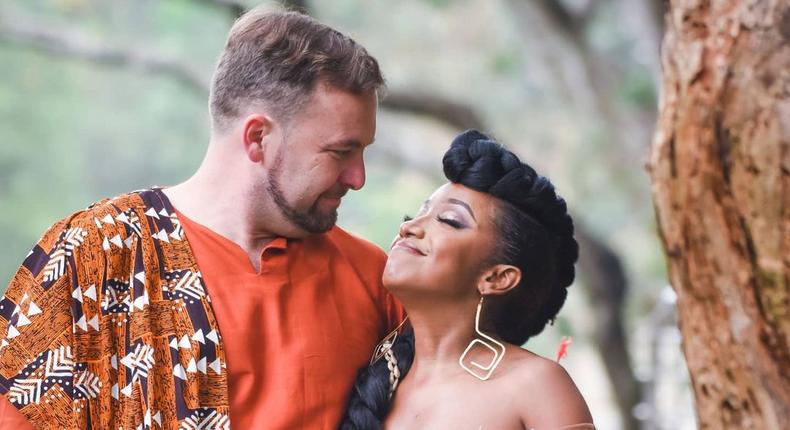 Anita Nderu and her fiancé Barrett Raftery.