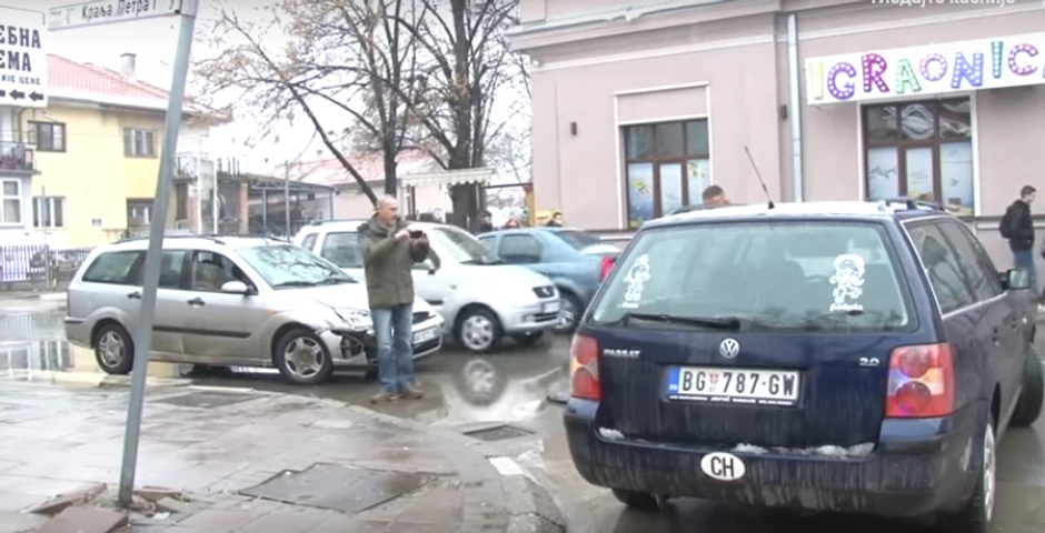 Saobraćajna nezdoga u Obrenovcu