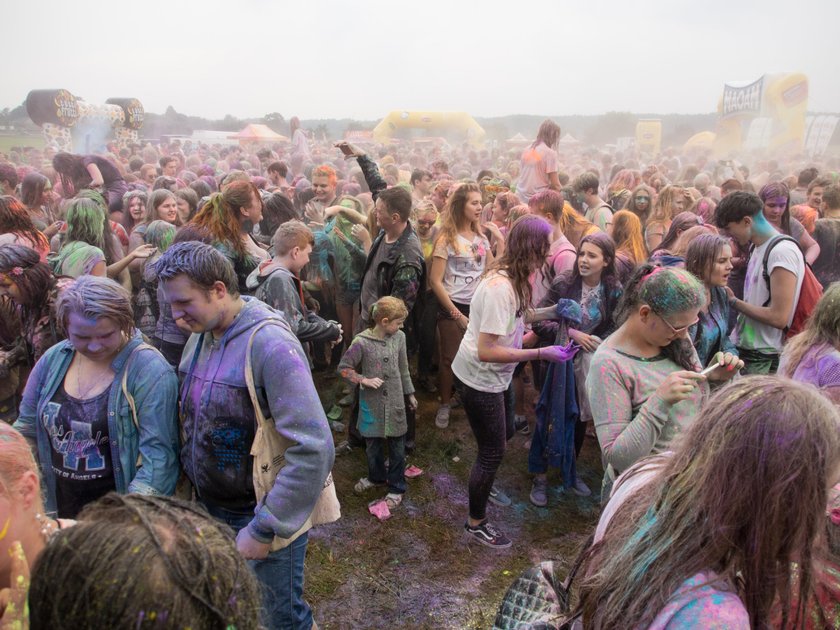 Festiwal kolorów w Łodzi